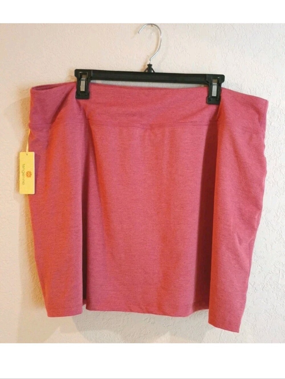 Tangerine Women's Extra Soft Active Stretch Skort Size XXL Coral Heather